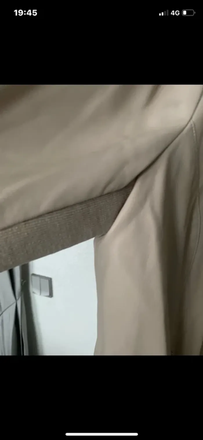 veste courte asymétrique beige M&s Mode 48 - photo numéro 2