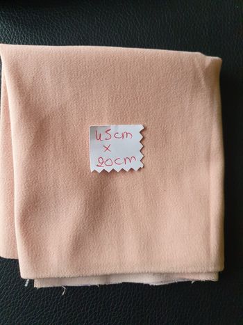 Tissu saumon 45x20cm