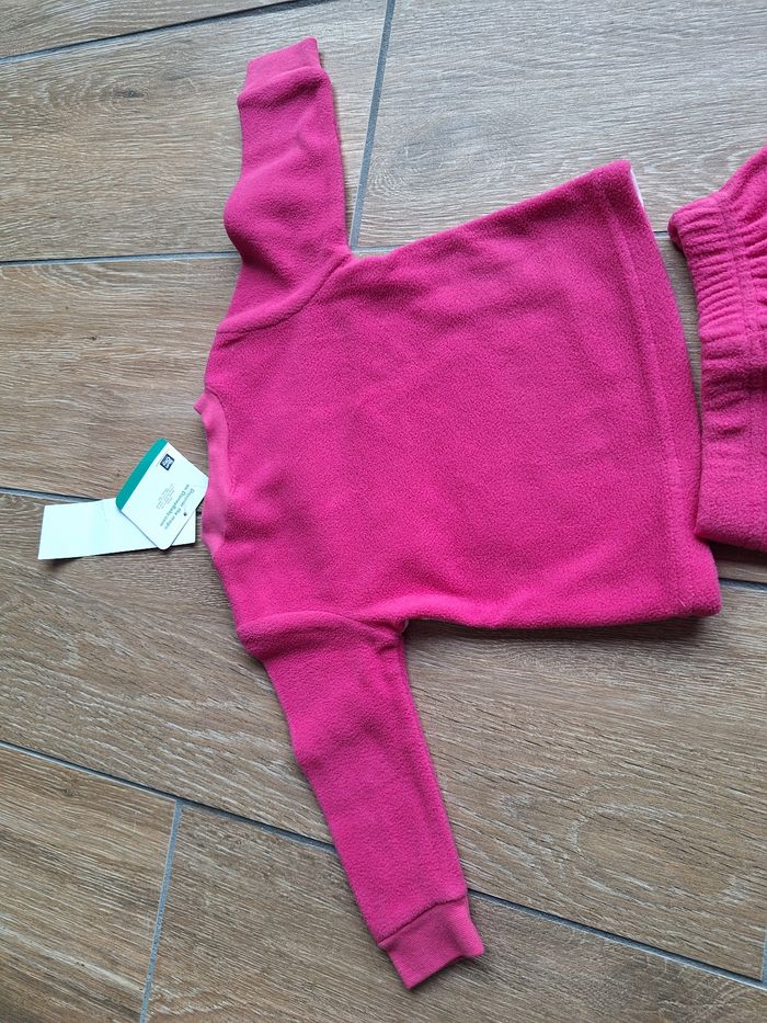 Ensemble/pyjamas rose Minnie polaire 6 mois (67cm) Disney baby - photo numéro 9