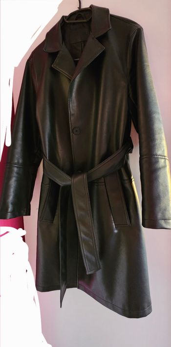 Trench similicuir noir Pimkie