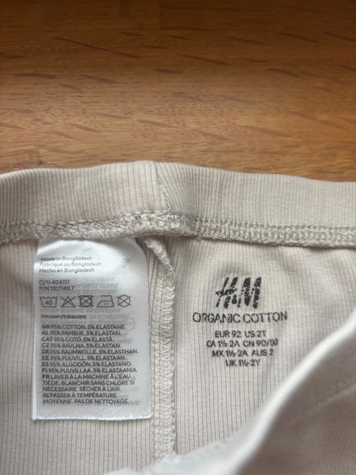 Legging H&M 2 ans 92 cms mixte - photo numéro 2