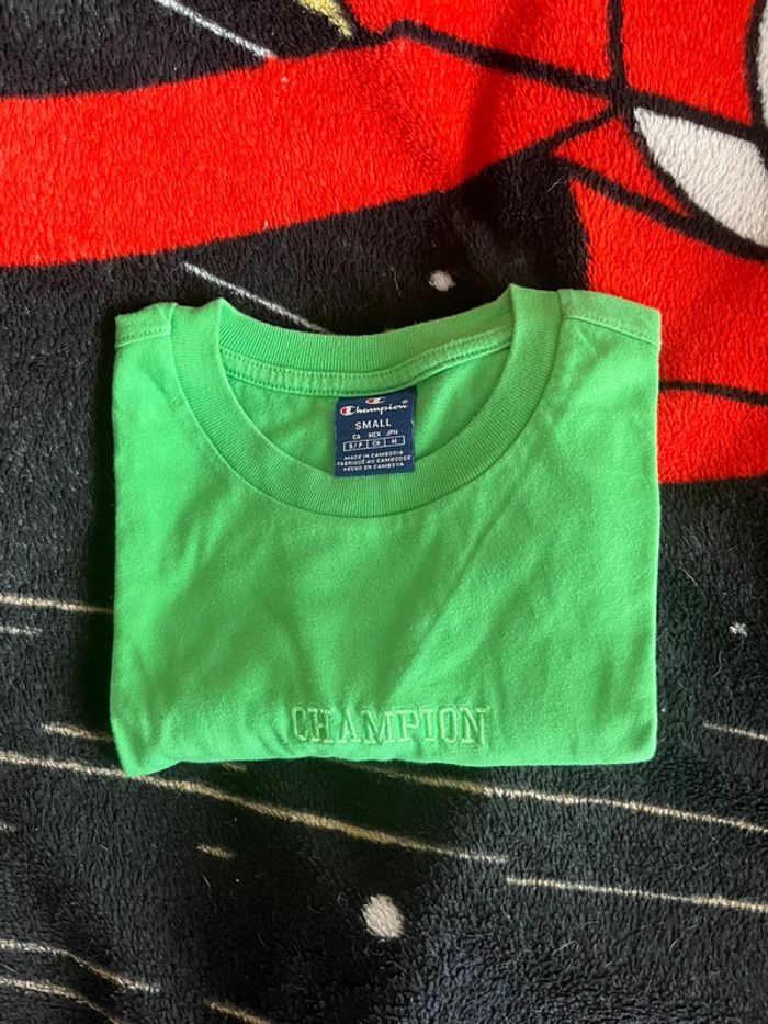 T-shirt vert, champion