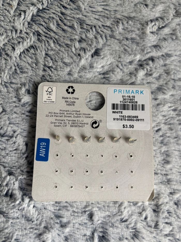 Lot de 3 paires de boucles d’oreilles primark - photo numéro 2