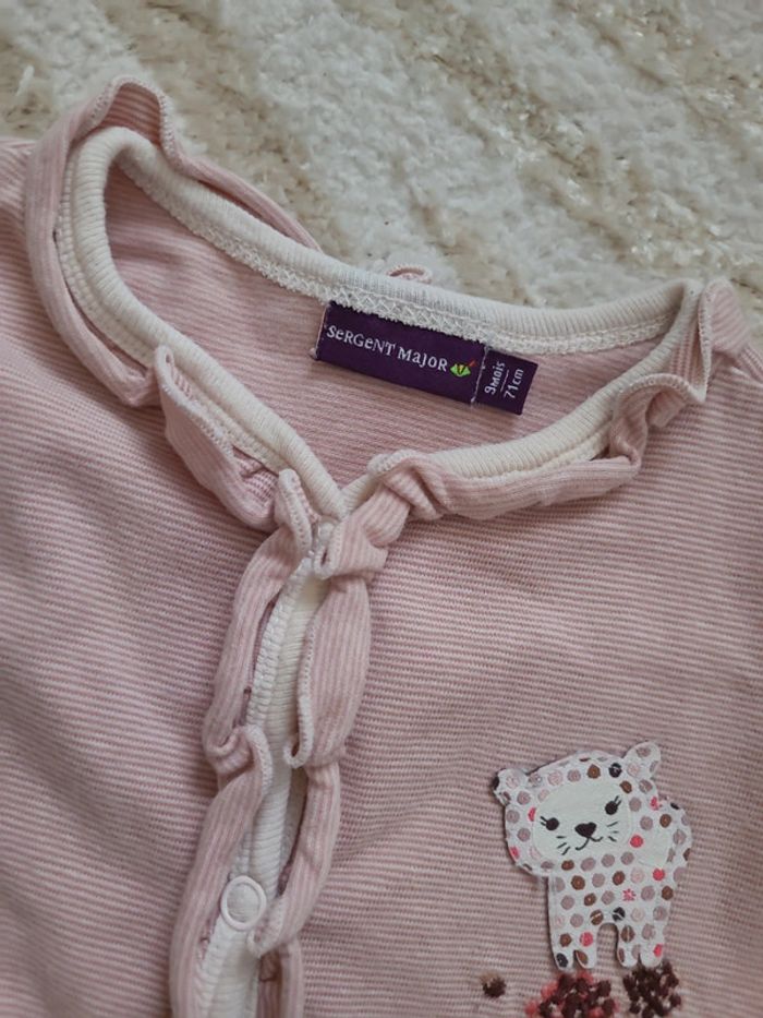 Combishort pyjama short bébé fille - photo numéro 3