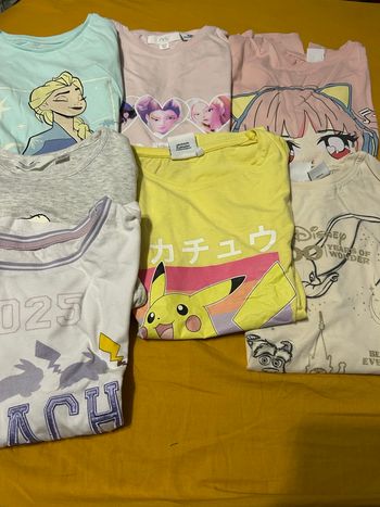 Lot de 7 tee shirt 13-14 ans