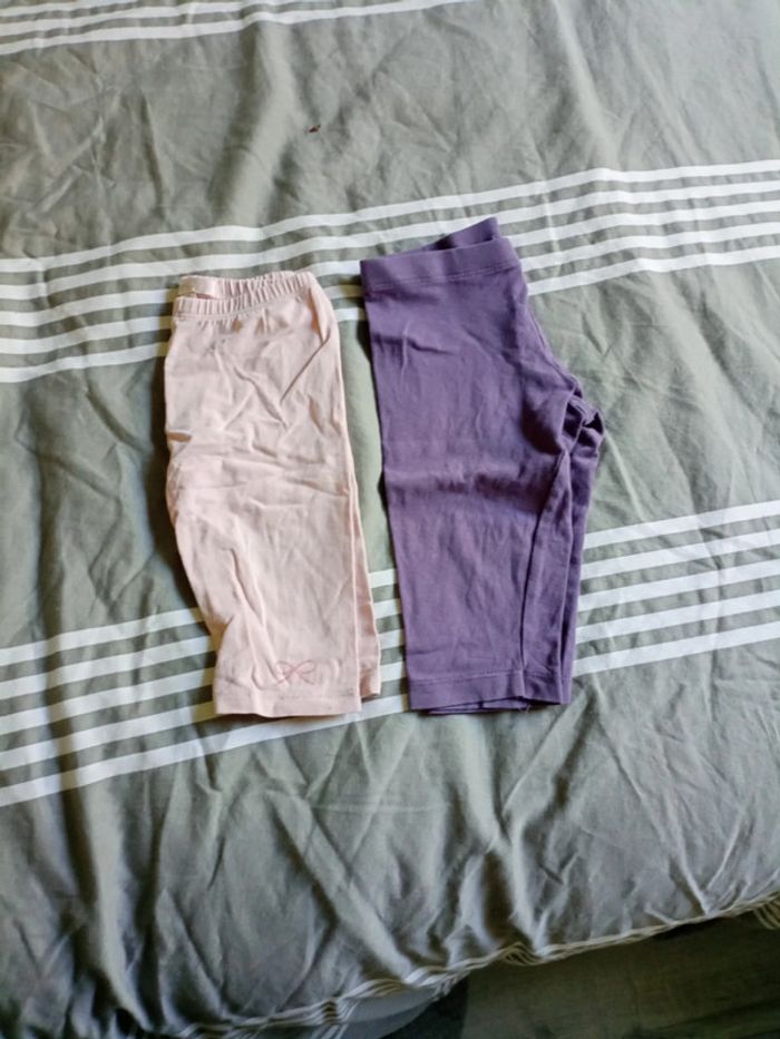 Lot de 2 pantacourts 2 ans