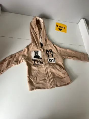 Gilet zippé 9 mois garçon