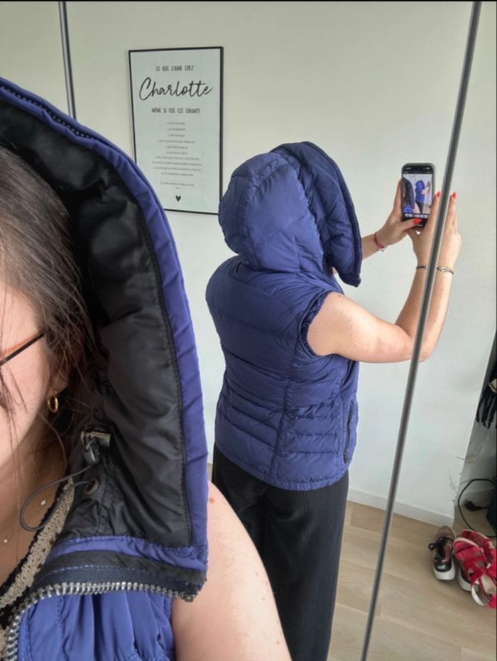 Doudoune Sans manche Napapijri bleue - photo numéro 4