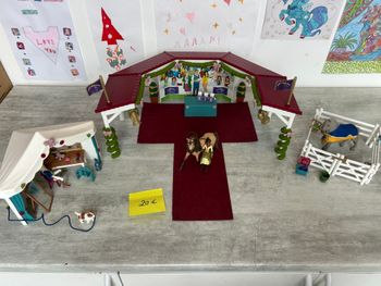 grand concours schleich avec chevaux et accessoires et boite d'origine