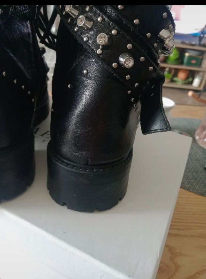Paire de bottines Zara noir - photo numéro 5