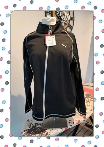 Veste Puma Fairway Full Zip – Neuve, Taille M, Noire