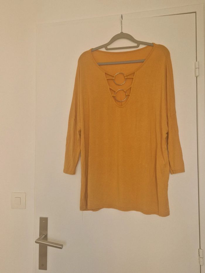 Tunique moutarde, TU, neuve
