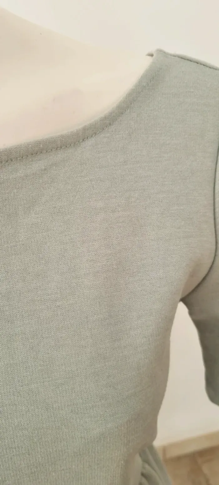 Robe courte zara bleu mint 40 - photo numéro 7