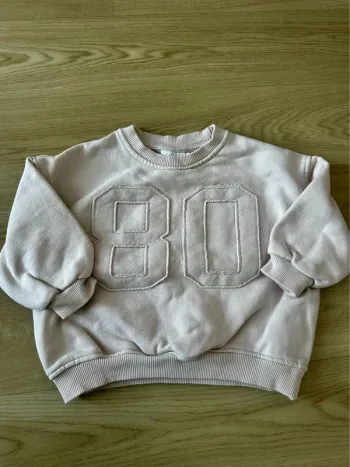Sweat rose de chez Zara 86cm