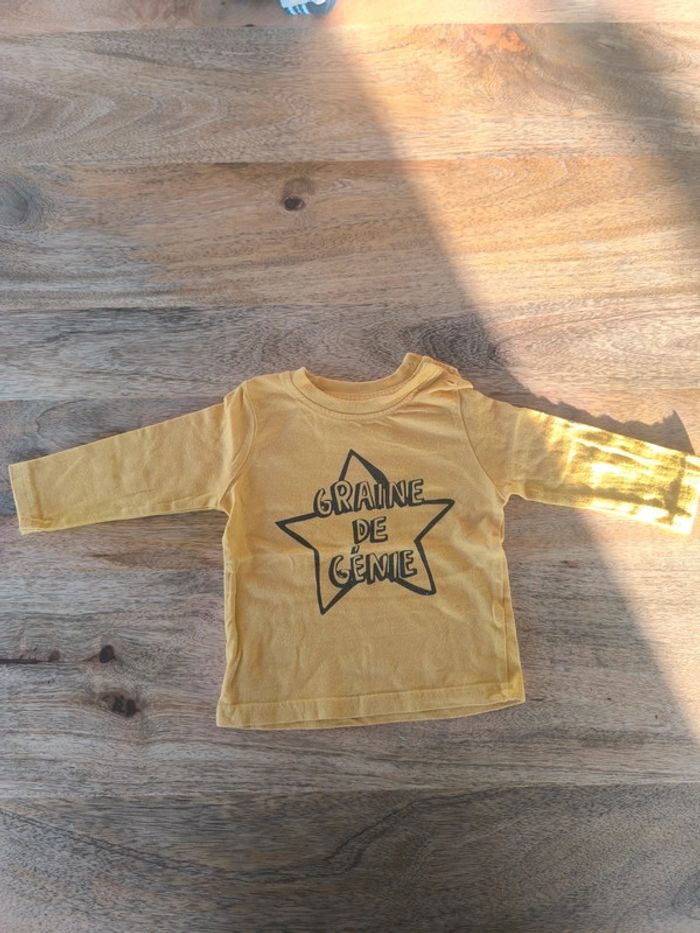 Tee-shirts manches longues 3 mois