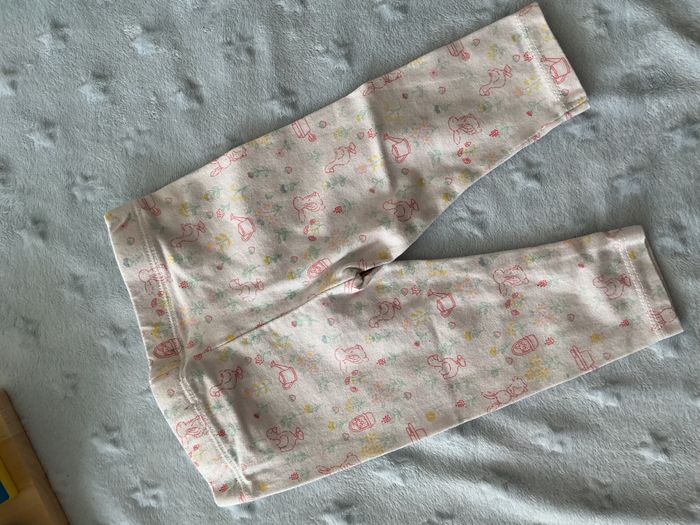 legging blanc motifs animaux 6 mois taille élastique sergent major - photo numéro 6