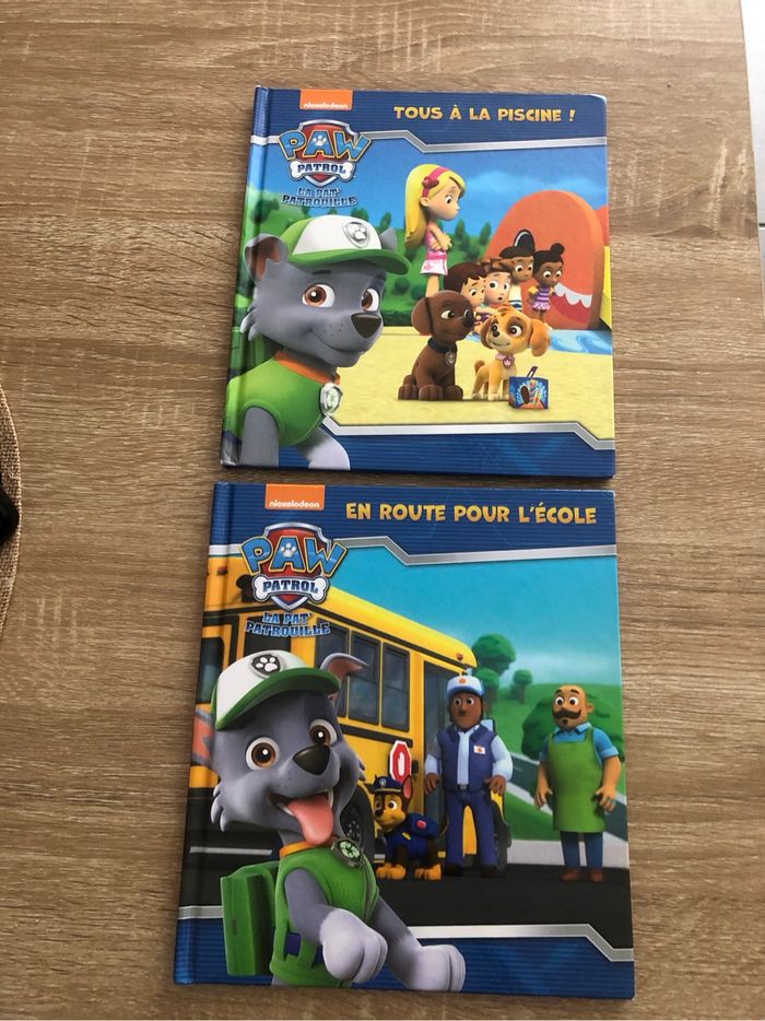 Lot de 2 livres pat patrouille