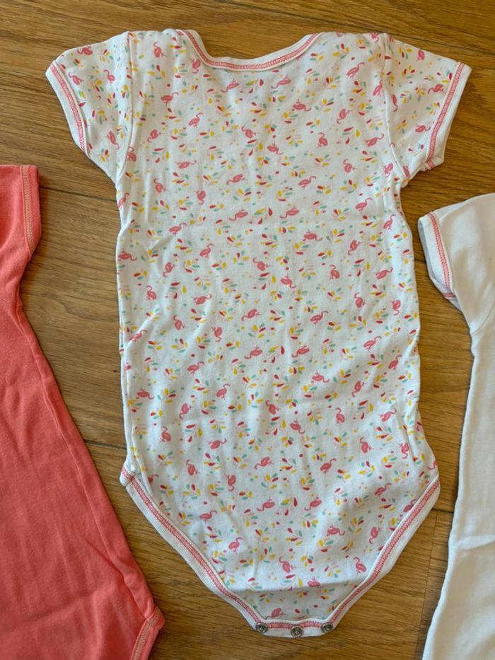 Lot de 3 bodies MC Petit Bateau 36M - photo numéro 4