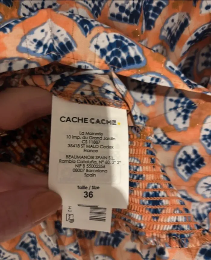 🌸 Haut à motifs Cache Cache – Taille 36 🌸 - photo numéro 7