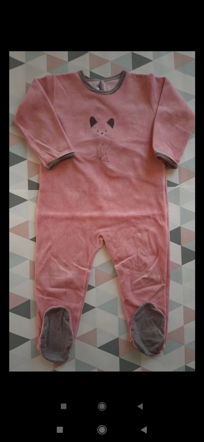 Pyjama velours - photo numéro 1