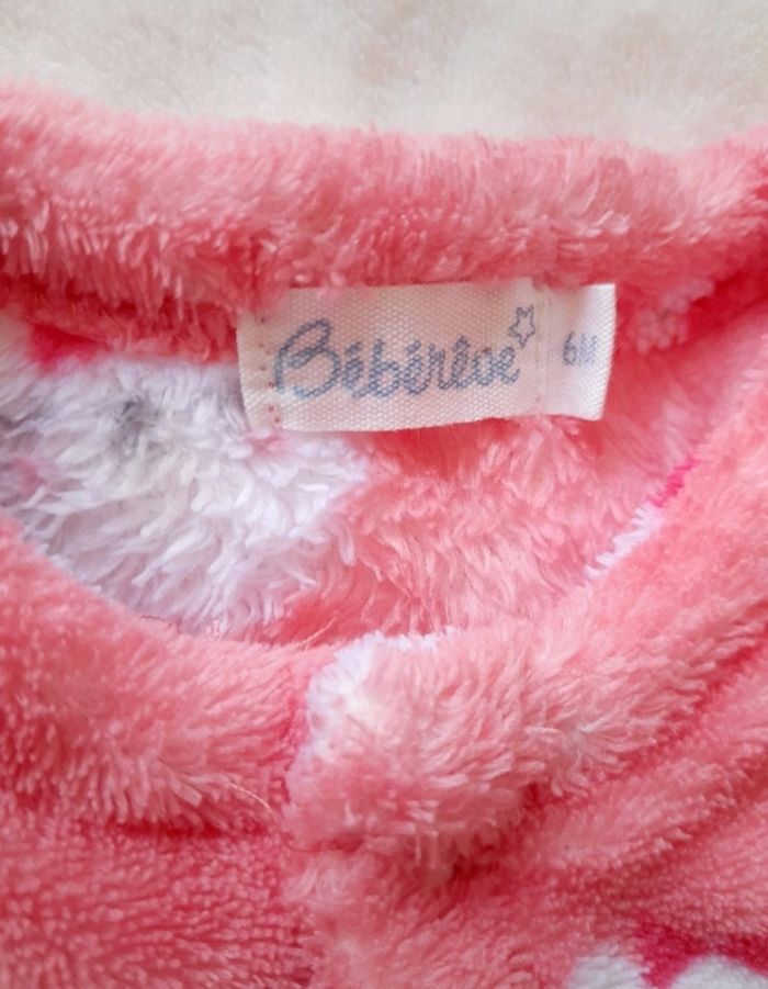 Pyjama hiver  fille polaire 6 mois Bébé rêve - photo numéro 6