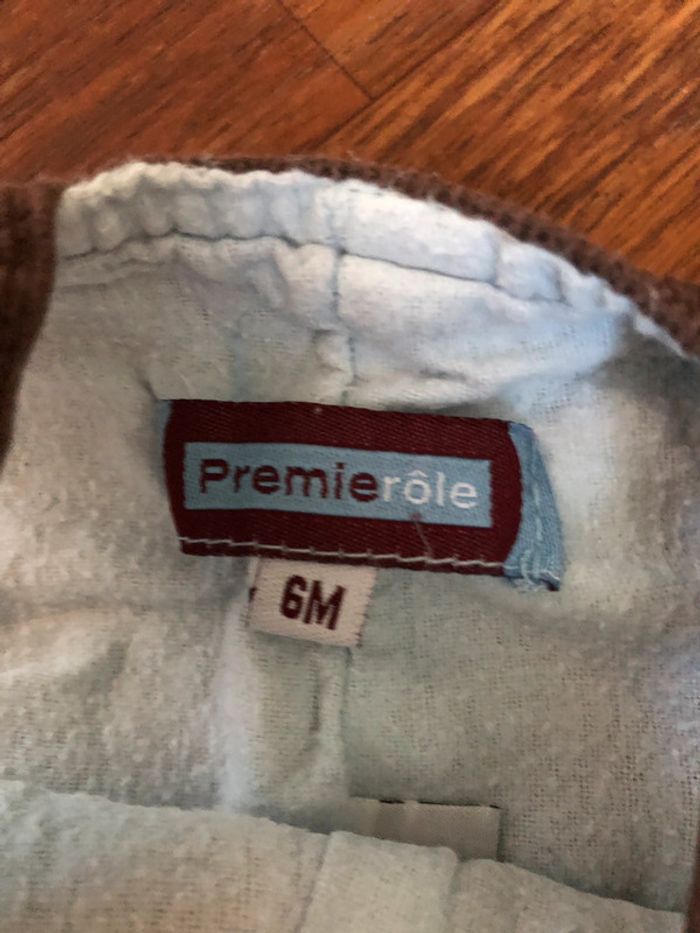 Salopette marron 6M - photo numéro 2