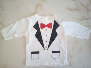 Maillot manches longues garçon 1 mois