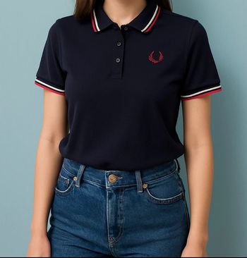 T-shirt polo manche courte taille L