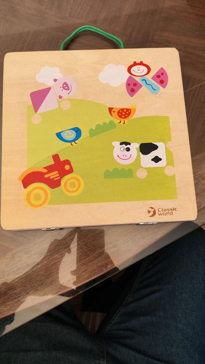 Boite à aimants thème Ferme - Puzzle magnétique - photo numéro 2