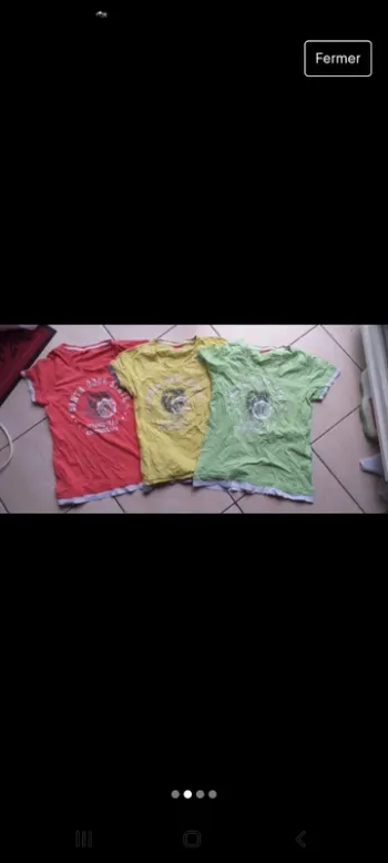 Lot de 3 tee-shirts t.42