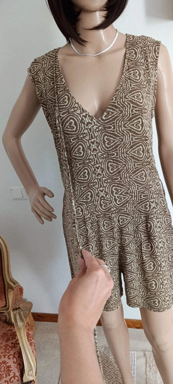 Combishort LPB beige marron taille L - photo numéro 6