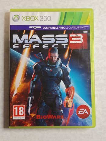 Jeu XBox 360 Mass effect 3 avec notice, 2 CDs