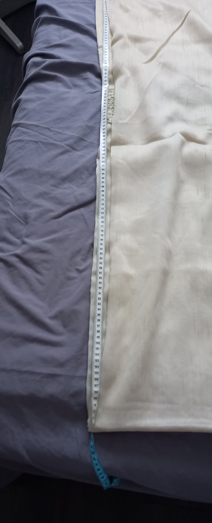 Voilage lin/polyester beige - photo numéro 4