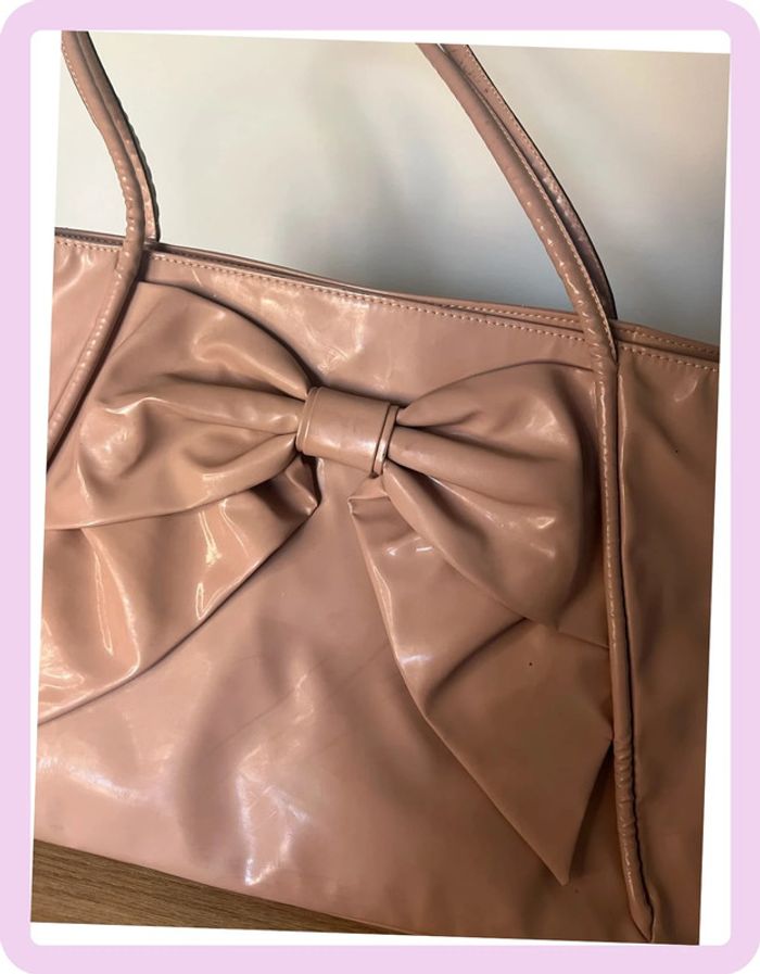 Sac à main Valentino vieux rose avec nœud – 37x18x27 cm – Prix attractif - photo numéro 4