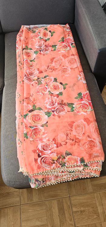 Saree indien tissu de plus 6m