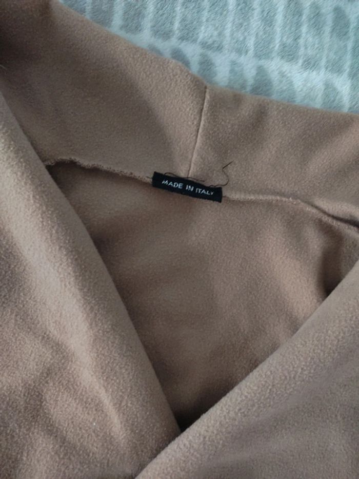 Manteau pardessus beige marron taille 38 - photo numéro 3