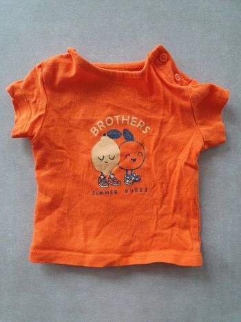 T-shirt orange brothers