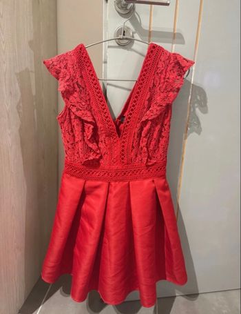 Robe patineuse rouge