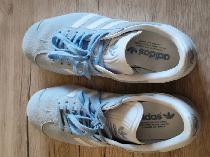 Adidas Gazelle – Bleu clair / Blanc - photo numéro 3