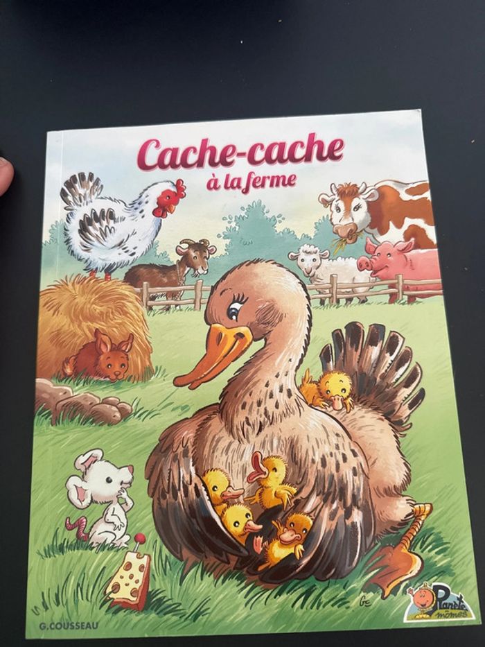 Livre cache cache à la ferme