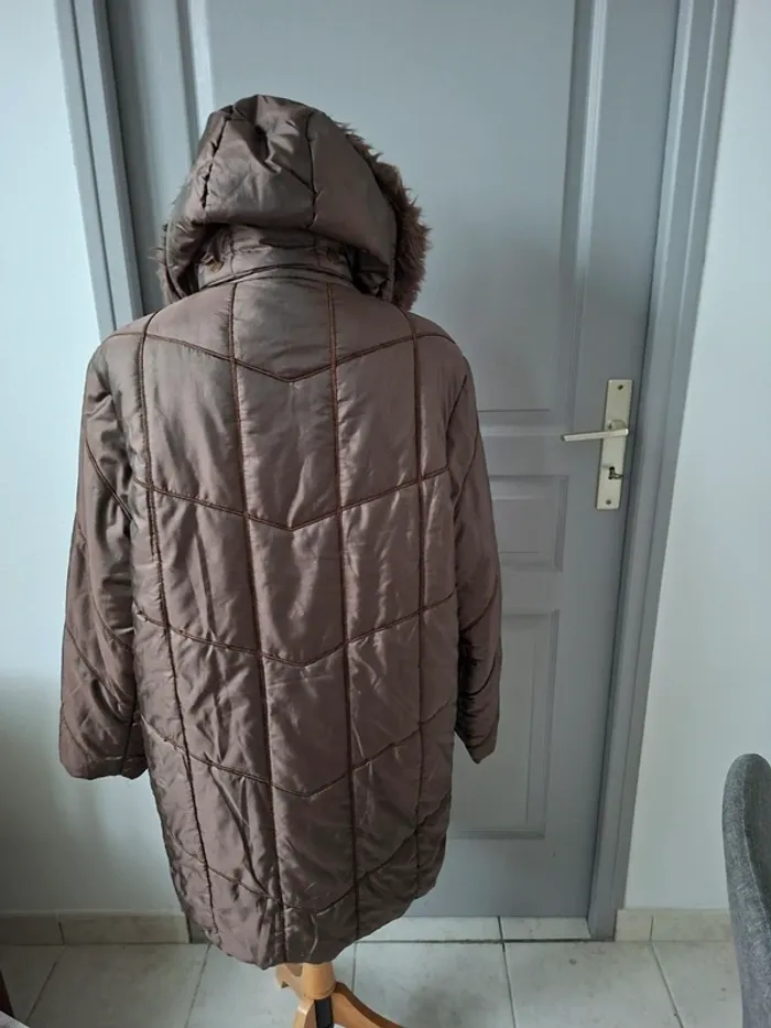 Fiorella di verdi,manteau doudoune marron, T 46 - photo numéro 4