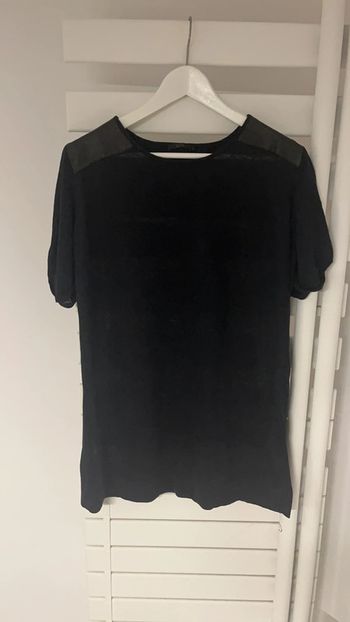 Robe en lin noire  COS L