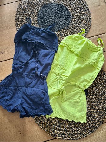 2 combishorts barboteuses