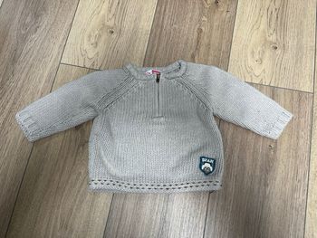 Pull beige chien 6 mois