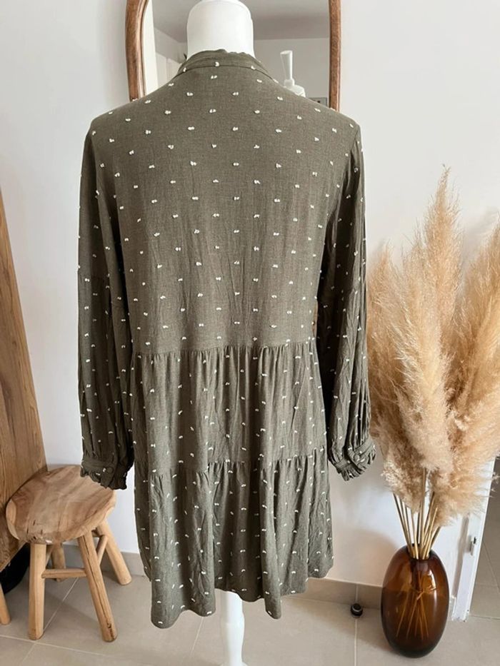Robe casual kaki Zara - photo numéro 5