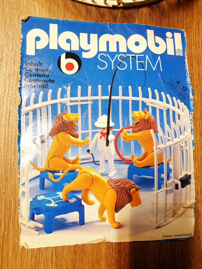 Playmobil - Cage lions vintage - photo numéro 2
