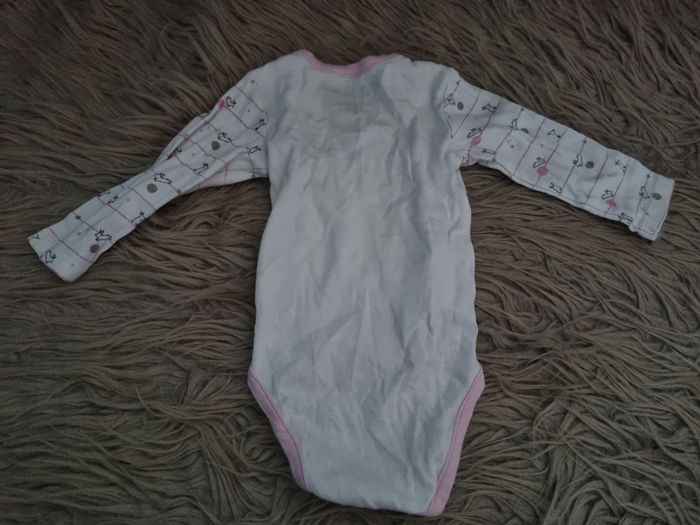 Lot 2 bodies manches longues 6-9mois - photo numéro 9