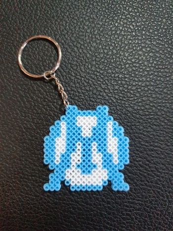 Porte-clés perles hama "OM"