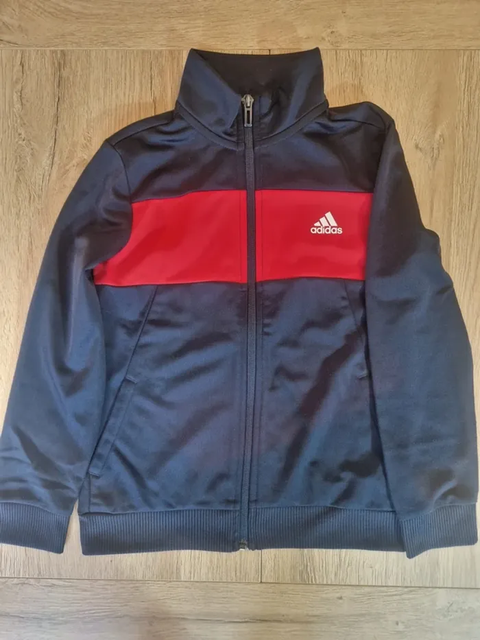 Veste zippée Adidas garçon 7 / 8 ans
