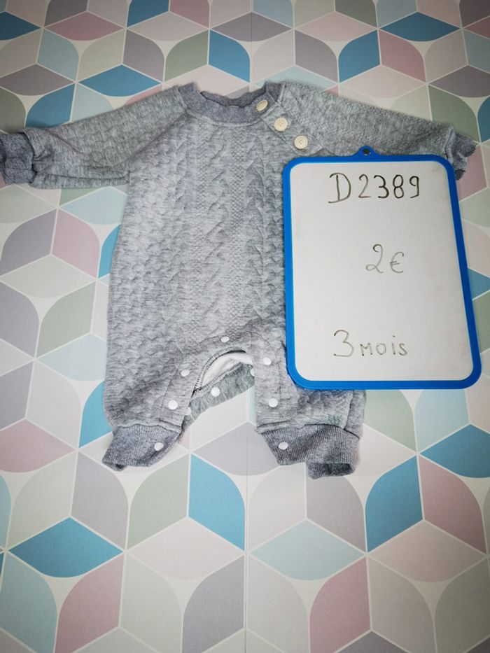 D2389 - combipantalon garçon 3 mois - photo numéro 3